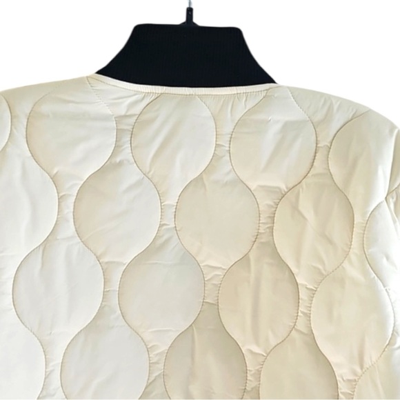NWT Steve Madden Quilted Military Liner Jacket XS Oatmeal - Picture 8 of 10
